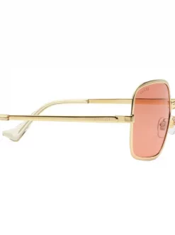 Gucci Eyewear Lunettes De Soleil à Monture Oversize Carrée 8066 -DORE/CRISTAL 5 Gucci Eyewear Lunettes De Soleil à Monture Oversize Carrée 8066 -DORE/CRISTAL -Gucci Eyewear Soldes 2022 17443151 36165385 600
