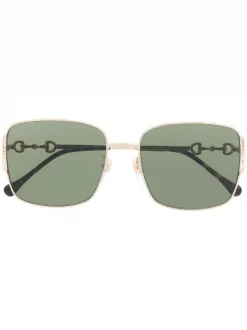 Gucci Eyewear Lunettes De Soleil à Monture Carrée Femme