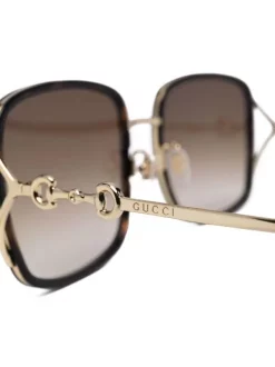 Gucci Eyewear 003 HAVANA GOLD BROWN Lunettes De Soleil à Monture Oversize Femme 6 Gucci Eyewear 003 HAVANA GOLD BROWN Lunettes De Soleil à Monture Oversize Femme -Gucci Eyewear Soldes 2022 17493176 36349075 600