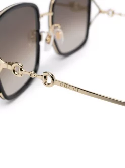 Gucci Eyewear Lunettes De Soleil à Monture Oversize Femme -Gucci Eyewear Soldes 2022 17493184 36348913 600