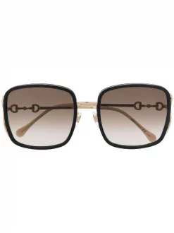 Gucci Eyewear Lunettes De Soleil à Monture Oversize Femme