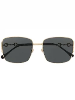Gucci Eyewear Lunettes De Soleil à Monture Carrée Femme