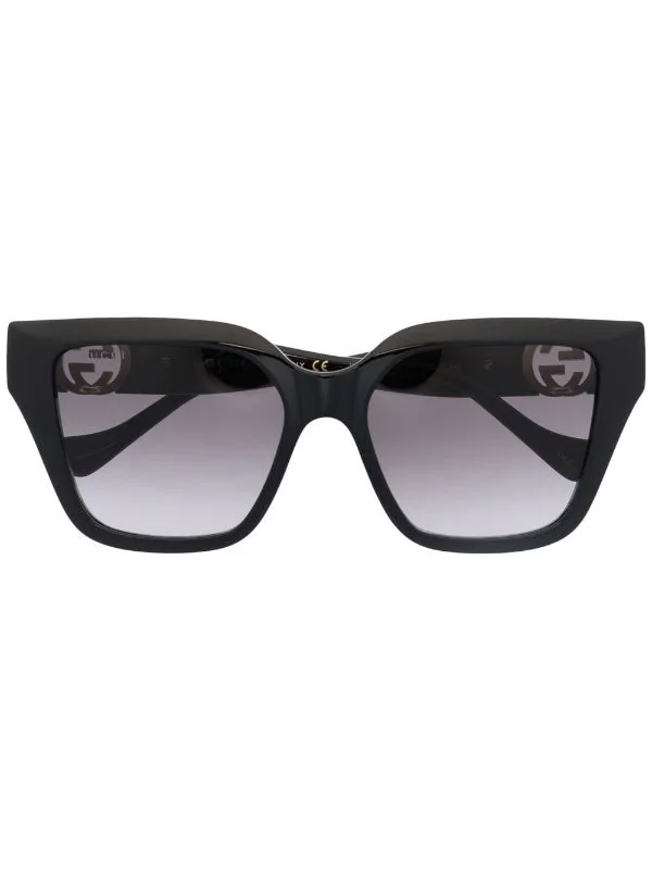 ( Nouvelle Collection ) Gucci Eyewear Lunettes De Soleil GG à Monture Carrée Femme 1 ( Nouvelle Collection ) Gucci Eyewear Lunettes De Soleil GG à Monture Carrée Femme