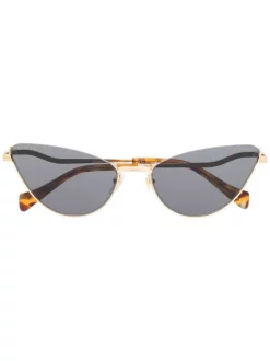 Gucci Eyewear Lunettes De Soleil Tintées à Monture Papillon Femme