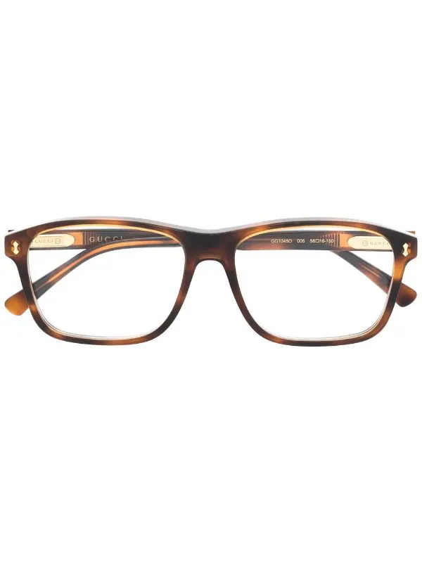 Gucci Eyewear Lunettes De Vue à Monture Rectangulaire Femme 1 Gucci Eyewear Lunettes De Vue à Monture Rectangulaire Femme