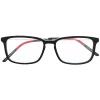 Gucci Eyewear 001 BLACK Lunettes De Vue à Monture Carrée Homme
