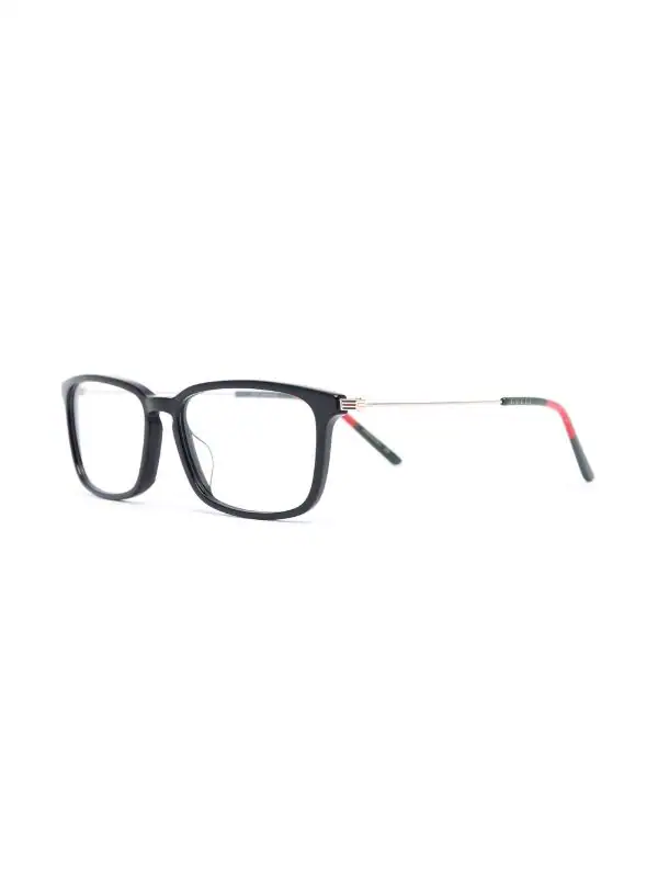 Gucci Eyewear 001 BLACK Lunettes De Vue à Monture Carrée Homme 2 Gucci Eyewear 001 BLACK Lunettes De Vue à Monture Carrée Homme – Image 2