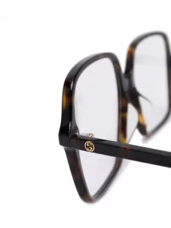 Gucci Eyewear Lunettes De Vue à Monture Carrée Oversize Femme -Gucci Eyewear Soldes 2022 17548754 36445832 600