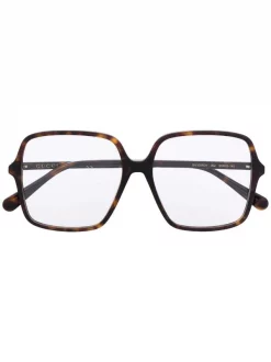 Gucci Eyewear Lunettes De Vue à Monture Carrée Oversize Femme