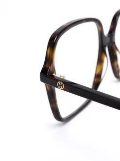 Gucci Eyewear Lunettes De Vue à Monture Carrée Oversize 002 BROWN 5 Gucci Eyewear Lunettes De Vue à Monture Carrée Oversize 002 BROWN -Gucci Eyewear Soldes 2022 17548764 36453233 600