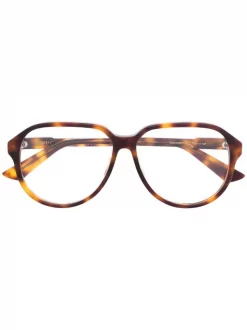 Gucci Eyewear Lunettes De Soleil Ă Monture Aviateur 002