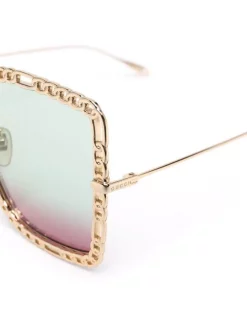 ( Nouvelle Collection ) Gucci Eyewear Lunettes De Soleil à Monture Carrée Femme -Gucci Eyewear Soldes 2022 17550160 36468914 600