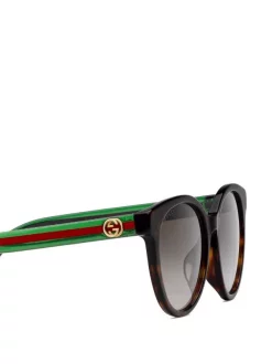 Gucci Eyewear Lunettes De Soleil à Monture Ronde Femme -Gucci Eyewear Soldes 2022 17576068 36532018 600