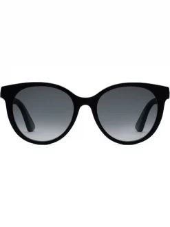 Gucci Eyewear Lunettes De Soleil à Monture Ronde 1031 BLACK