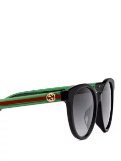 Gucci Eyewear Lunettes De Soleil à Monture Ronde 1031 BLACK -Gucci Eyewear Soldes 2022 17576070 36532031 600