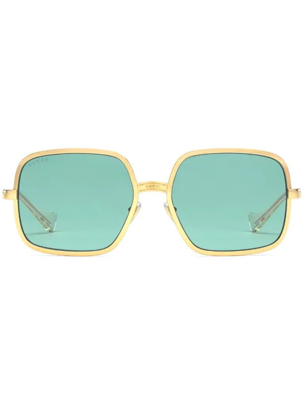 Gucci Eyewear Lunettes De Soleil à Monture Rectangulaire Femme 1 Gucci Eyewear Lunettes De Soleil à Monture Rectangulaire Femme