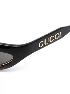 Gucci Eyewear Lunettes De Soleil à Finitions En Métal Doré Homme -Gucci Eyewear Soldes 2022 17649224 37036688 600
