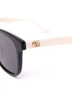 ( Nouvelle Collection ) Gucci Eyewear Lunettes De Soleil GG à Monture Rectangulaire Femme -Gucci Eyewear Soldes 2022 17685223 36980015 600