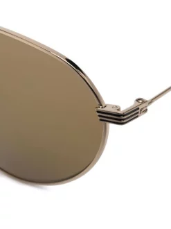( Nouvelle Collection ) Gucci Eyewear Lunettes De Soleil à Monture Aviateur 002 GOLD GOLD BROWN 5 ( Nouvelle Collection ) Gucci Eyewear Lunettes De Soleil à Monture Aviateur 002 GOLD GOLD BROWN -Gucci Eyewear Soldes 2022 17771189 37754815 600