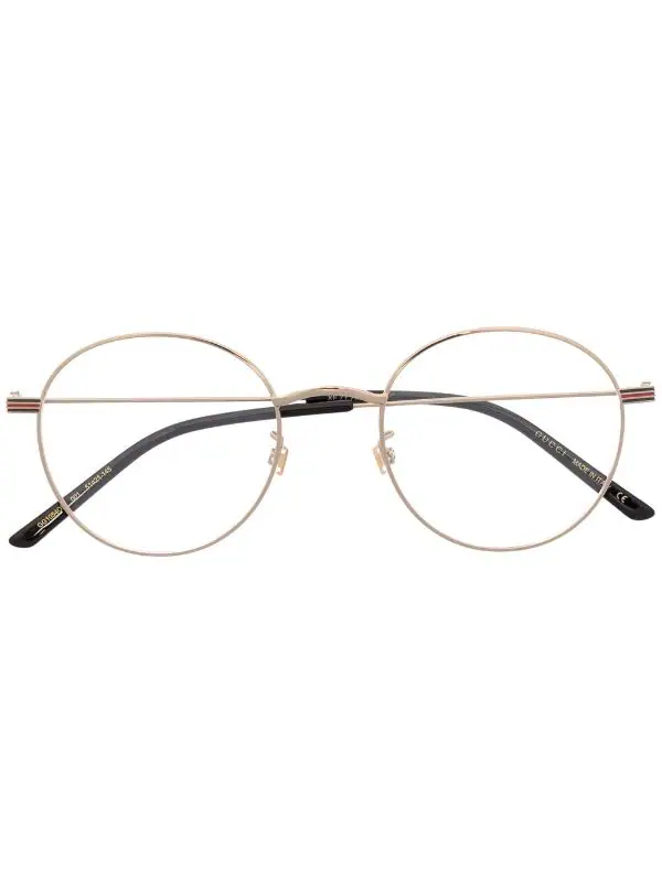 Gucci Eyewear Lunettes De Vue à Monture Ronde 001 1 Gucci Eyewear Lunettes De Vue à Monture Ronde 001