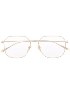 Gucci Eyewear Lunettes De Vue à Monture Géométrique 001 GOLD GOLD TRANSPARENT