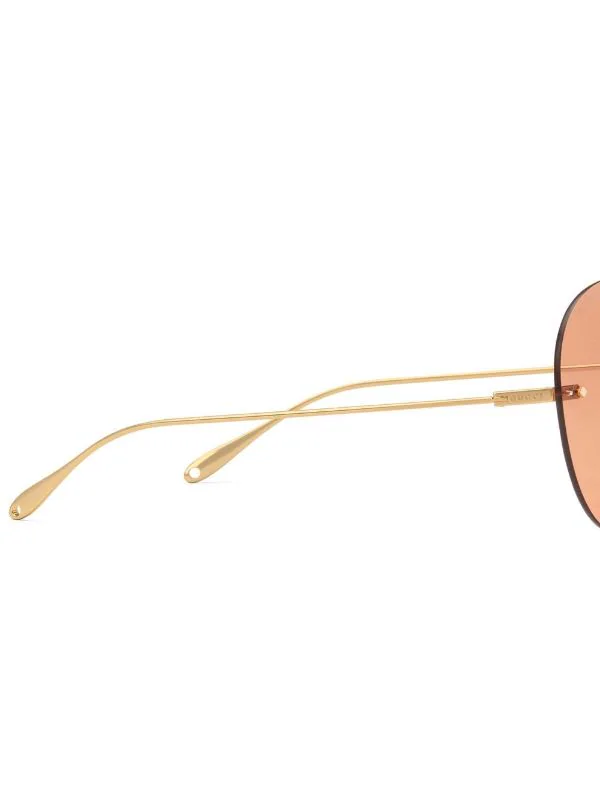 ( Nouvelle Collection ) Gucci Eyewear 8075 GOLD Lunettes De Soleil à Monture Ronde Femme 4 ( Nouvelle Collection ) Gucci Eyewear 8075 GOLD Lunettes De Soleil à Monture Ronde Femme – Image 4