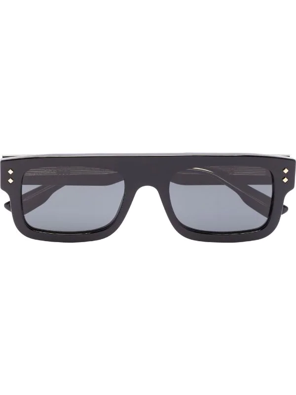 ( Nouvelle Collection ) Gucci Eyewear Lunettes De Soleil à Monture Carrée 001 BLACK-BLACK-GREY 1 ( Nouvelle Collection ) Gucci Eyewear Lunettes De Soleil à Monture Carrée 001 BLACK-BLACK-GREY