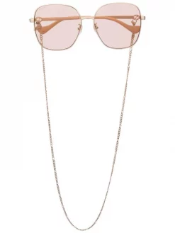 Gucci Eyewear Lunettes De Soleil à Monture Oversize Femme