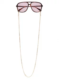 ( Nouvelle Collection ) Gucci Eyewear Lunettes De Soleil GG1077S Ă Monture Aviateur 003 HAVANA