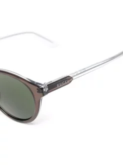 ( Nouvelle Collection ) Gucci Eyewear Lunettes De Soleil à Monture Ronde Homme -Gucci Eyewear Soldes 2022 17963715 38369838 600