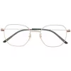Gucci Eyewear Lunettes De Vue GG1125O à Monture Ronde 002 GOLD/ GREEN