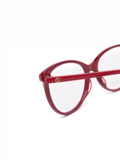 ( Nouvelle Collection ) Gucci Eyewear Lunettes De Vue à Monture Papillon Femme -Gucci Eyewear Soldes 2022 17963725 38366819 600