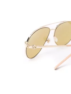 ( Nouvelle Collection ) Gucci Eyewear Lunettes De Soleil Teintées à Monture Aviateur 003 GOLD 5 ( Nouvelle Collection ) Gucci Eyewear Lunettes De Soleil Teintées à Monture Aviateur 003 GOLD -Gucci Eyewear Soldes 2022 17963726 38368846 600