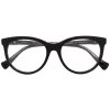 Gucci Eyewear 004 BLACK Lunettes De Vue GG à Monture Ronde Femme