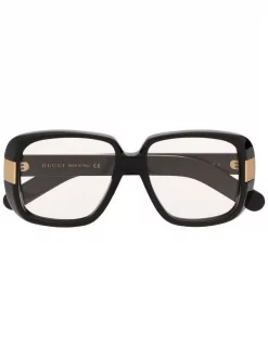 ( Nouvelle Collection ) Gucci Eyewear Lunettes De Vue à Monture Oversize 006 -BLACK
