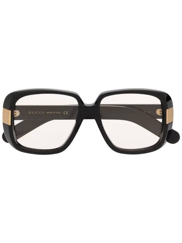 ( Nouvelle Collection ) Gucci Eyewear Lunettes De Vue à Monture Oversize 006 -BLACK 1 ( Nouvelle Collection ) Gucci Eyewear Lunettes De Vue à Monture Oversize 006 -BLACK
