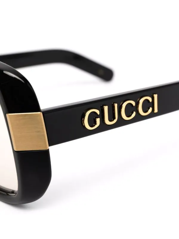 ( Nouvelle Collection ) Gucci Eyewear Lunettes De Vue à Monture Oversize 006 -BLACK 3 ( Nouvelle Collection ) Gucci Eyewear Lunettes De Vue à Monture Oversize 006 -BLACK – Image 3