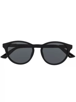 ( Nouvelle Collection ) Gucci Eyewear Lunettes De Soleil à Monture Ronde 001 BLACK