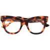 Gucci Eyewear 002 BROWN Lunettes De Vue à Monture Papillon Femme