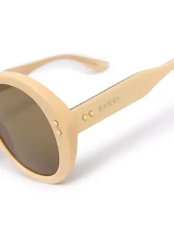 ( Nouvelle Collection ) Gucci Eyewear 004 BEIGE Lunettes De Soleil à Monture Ronde Femme 5 ( Nouvelle Collection ) Gucci Eyewear 004 BEIGE Lunettes De Soleil à Monture Ronde Femme -Gucci Eyewear Soldes 2022 17963753 38294445 600
