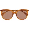 ( Nouvelle Collection ) Gucci Eyewear Lunettes De Soleil GG à Monture Papillon 003 HAVANA HAVANA BROWN