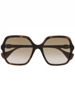 ( Nouvelle Collection ) Gucci Eyewear Lunettes De Soleil GG Ă Monture Oversize Femme