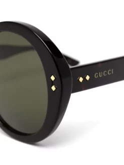 ( Nouvelle Collection ) Gucci Eyewear Lunettes De Soleil à Monture Ronde Femme -Gucci Eyewear Soldes 2022 17964465 38297068 600