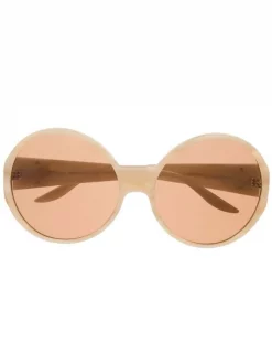 ( Nouvelle Collection ) Gucci Eyewear 006 WHITE Lunettes De Soleil à Monture Ronde Femme