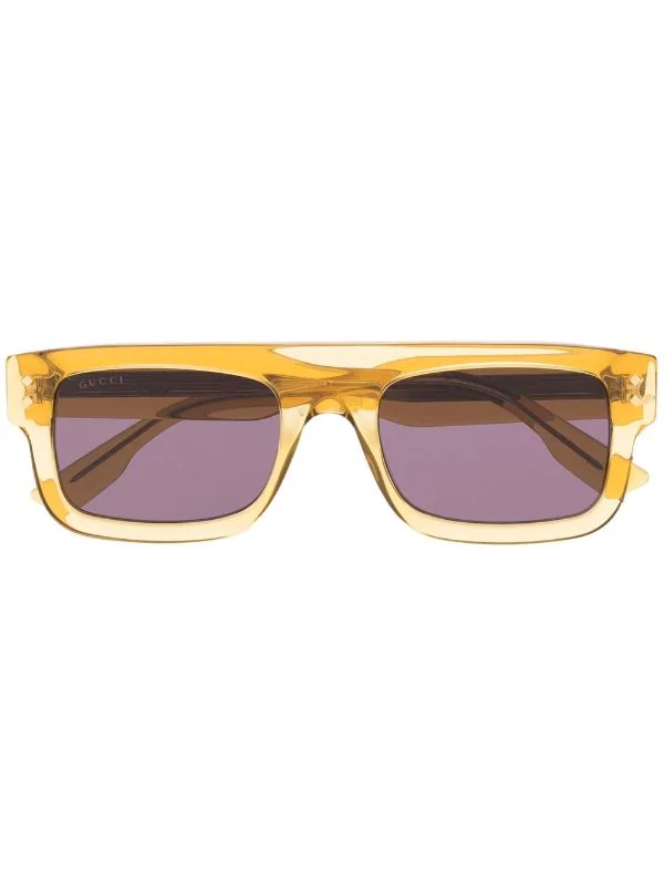 ( Nouvelle Collection ) Gucci Eyewear Lunettes De Soleil à Monture Carrée Homme 1 ( Nouvelle Collection ) Gucci Eyewear Lunettes De Soleil à Monture Carrée Homme