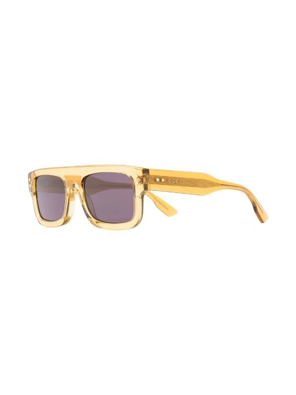 ( Nouvelle Collection ) Gucci Eyewear Lunettes De Soleil à Monture Carrée Homme 2 ( Nouvelle Collection ) Gucci Eyewear Lunettes De Soleil à Monture Carrée Homme – Image 2
