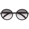 ( Nouvelle Collection ) Gucci Eyewear Lunettes De Soleil à Monture Ronde 001 BLACK