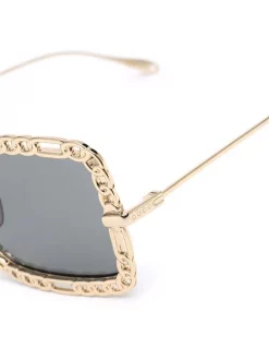 ( Nouvelle Collection ) Gucci Eyewear Lunettes De Soleil à Monture Carrée 001 GOLD GOLD GREY 5 ( Nouvelle Collection ) Gucci Eyewear Lunettes De Soleil à Monture Carrée 001 GOLD GOLD GREY -Gucci Eyewear Soldes 2022 17964484 38296499 600