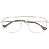 Gucci Eyewear Lunettes De Vue à Monture Aviateur 001 GOLD/BLACK
