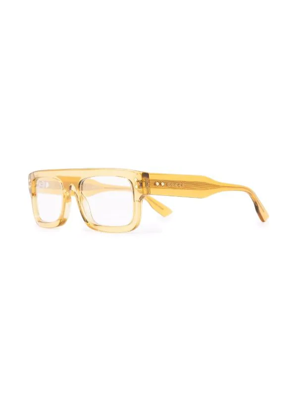 ( Nouvelle Collection ) Gucci Eyewear 003 YELLOW Lunettes De Vue à Monture Carrée Homme 2 ( Nouvelle Collection ) Gucci Eyewear 003 YELLOW Lunettes De Vue à Monture Carrée Homme – Image 2